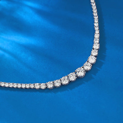 S925 Silver Water Drop Pendant Necklace